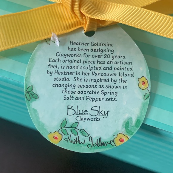 Blue Sky Hand Crafted Salt & Pepper Set. - Picture 2 of 4